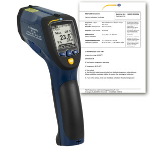 PCE Instruments Pirómetro PCE-893-ICA incl. certificado de calibración ISO
