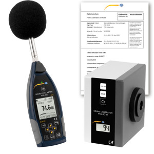 PCE Instruments Sonómetro PCE-432-SC 09-ICA incl. certificado de calibración ISO