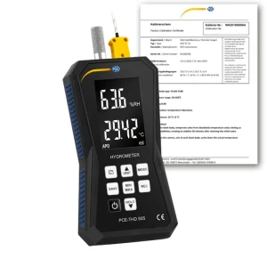 PCE Instruments Termohigrómetro PCE-THD 50S incl. certificado de calibración ISO