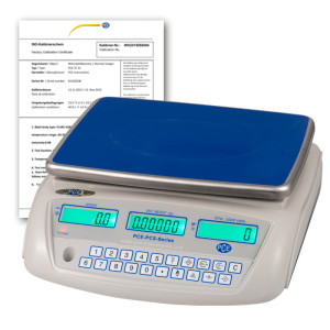 PCE Instruments Balanza para inventario PCE-PCS 30-ICA incl. certificado de calibración ISO