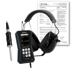 PCE Instruments Medidor de vibración PCE-VT 3950S-ICA incl. certificado de calibración ISO