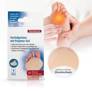 Pedibaehr Vorfußpolster mit Polymer-Gel, mittel/groß, 1 Paar