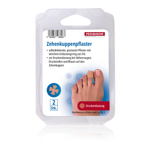 Pedibaehr PEDIBAEHR Zehenkuppenpflaster, 1 Pack (2 Stk.)