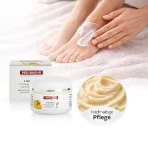 Pedibaehr Fußbutter mit Mangobutter und Orangenöl, 75 ml
