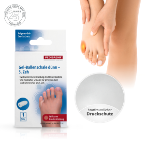 Pedibaehr Gel-Ballenschale dünn, mittel/groß, 1 Stk.