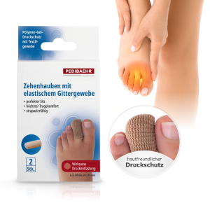 Pedibaehr Zehenhauben mit elastischem Gittergewebe, klein, 1 Pack (2 Stk.)