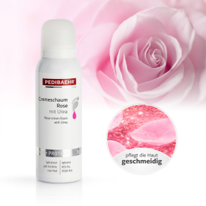 Pedibaehr Cremeschaum Rose 125 ml