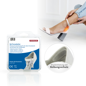 Pedibaehr Gel-Fersenhalter, Einheitsgröße, 1 Paar