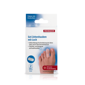 Pedibaehr Gel-Zehenhauben mit Loch, klein, 1 Pack (2 Stk.)