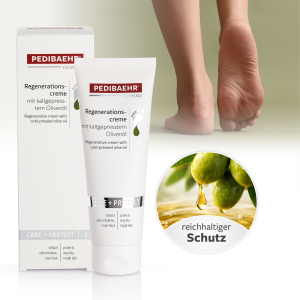 Pedibaehr Regenerationscreme mit Olivenöl 125 ml