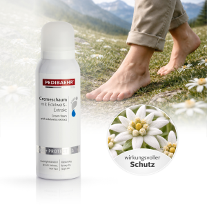 Pedibaehr Cremeschaum mit Edelweiß, 125 ml