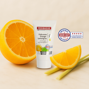 Pedibaehr Fußcreme Orange-Lemongras, 30 ml