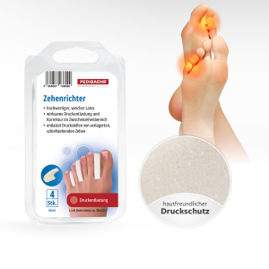 Pedibaehr Zehenrichter klein, 1 Pack (4 Stk.)