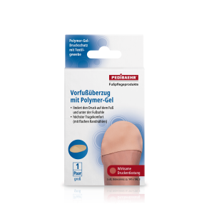 Pedibaehr Vorfußüberzug mit Polymer-Gel, groß, 1 Pack (2 Stk.)