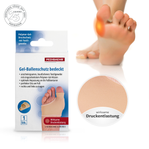 Pedibaehr Gel-Ballenschutz bedeckt, 1 Stk.