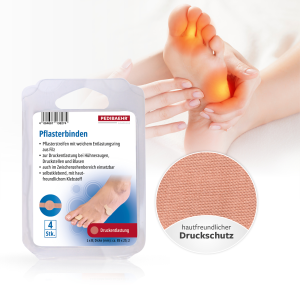 Pedibaehr Pflasterbinden, 1 Pack (4 Stk.)