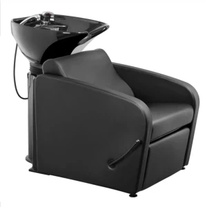Mudi Lavacabezas de Peluqueria Mullet Negro, Reposapies - Reposapies Manual