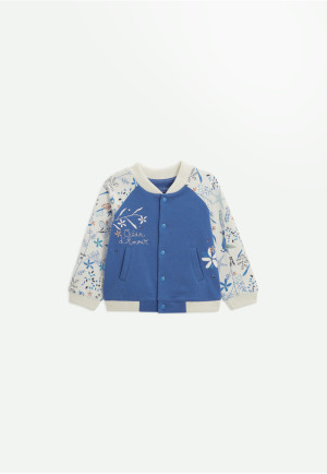 Petit Béguin Veste teddy bébé Océan d'amour