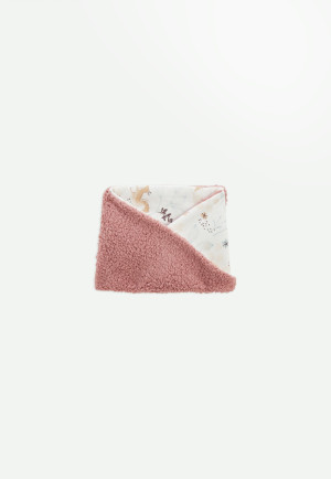 Petit Béguin Cache cou enfant en sherpa Bloom