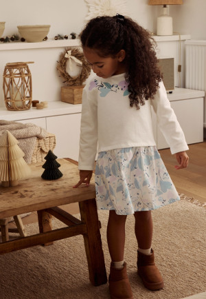 Petit Béguin Robe enfant en molleton Polarmoon
