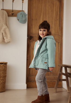 Petit Béguin Manteau enfant imperméable doublé sherpa Holamuchacha