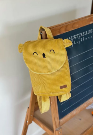 Petit Béguin Sac à dos enfant en velours côtelé Adele