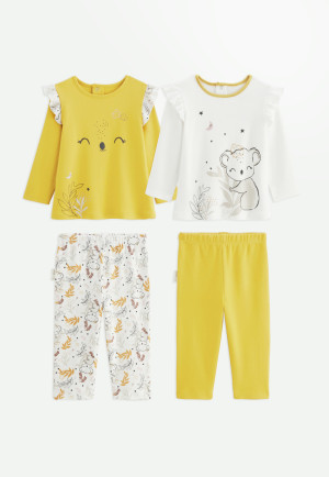 Petit Béguin Lot de 2 pyjamas bébé Adele