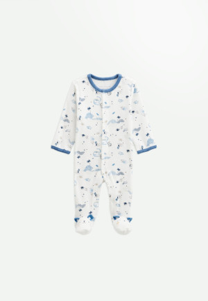 Petit Béguin Pyjama bébé en velours Dune Valley
