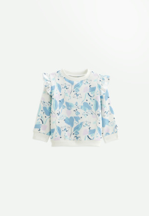 Petit Béguin Sweat-shirt bébé en molleton Polarmoon