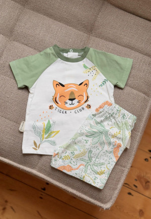 Petit Béguin Pyjama enfant manches courtes Kanha