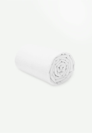 Petit Béguin Drap housse enfant blanc 90 x 190 cm