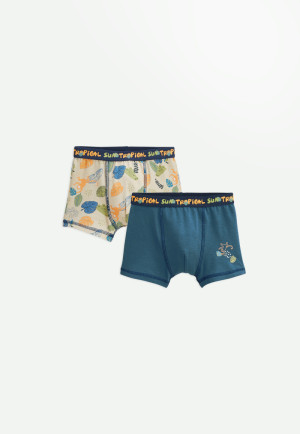 Petit Béguin Lot de 2 boxers garçon Monkey
