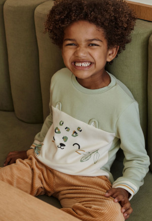 Petit Béguin Sweat-shirt enfant en molleton Boavista