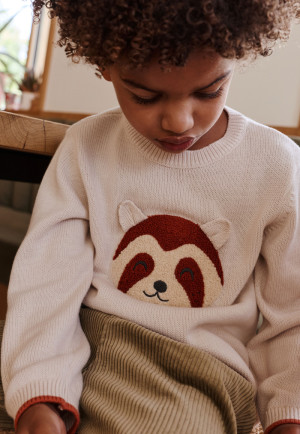 Petit Béguin Pull enfant en tricot Gustin