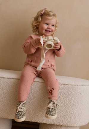 Petit Béguin Pantalon bébé en tricot Manouk