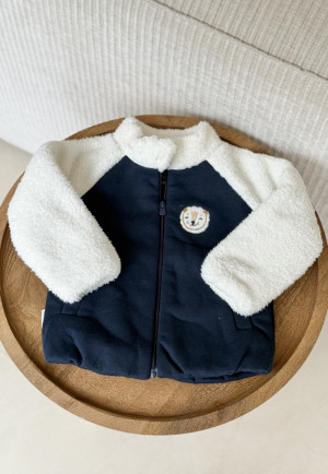 Petit Béguin Veste enfant intérieur polaire Charly