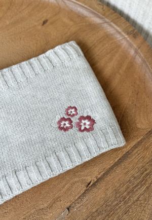 Petit Béguin Cache cou enfant en tricot Esmée
