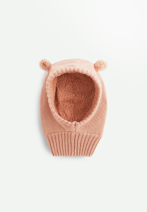 Petit Béguin Cagoule bébé en tricot Esmée