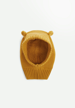 Petit Béguin Cagoule bébé en tricot Charly