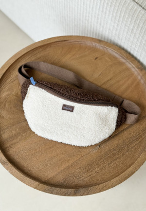 Petit Béguin Sac banane enfant en sherpa Cracotte