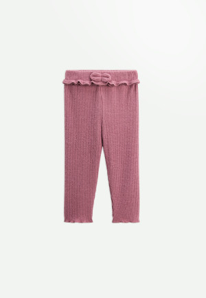 Petit Béguin Legging enfant en tricot Matcha
