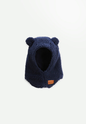 Petit Béguin Cagoule bébé en sherpa Anouk