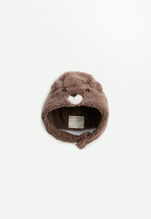 Petit Béguin Chapka bébé en sherpa Câlins