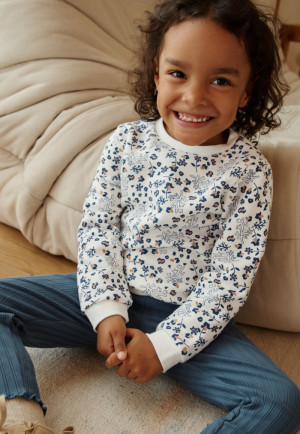 Petit Béguin Sweat-shirt enfant en molleton Céleste