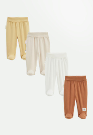Petit Béguin Lot de 4 pantalons bébé Eden