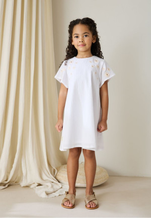 Petit Béguin Robe enfant Poésie d'été