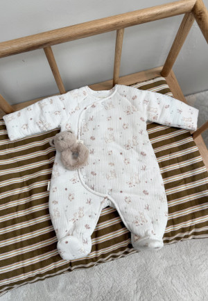 Petit Béguin Surpyjama en gaze de coton Douceur
