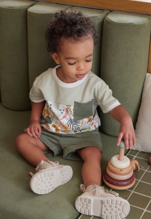 Petit Béguin Ensemble enfant t-shirt et short Dumbea