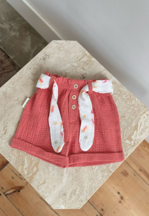 Petit Béguin Short enfant en gaze de coton Fiesta