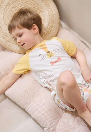 Petit Béguin Pyjama short enfant 2 pièces Auguste